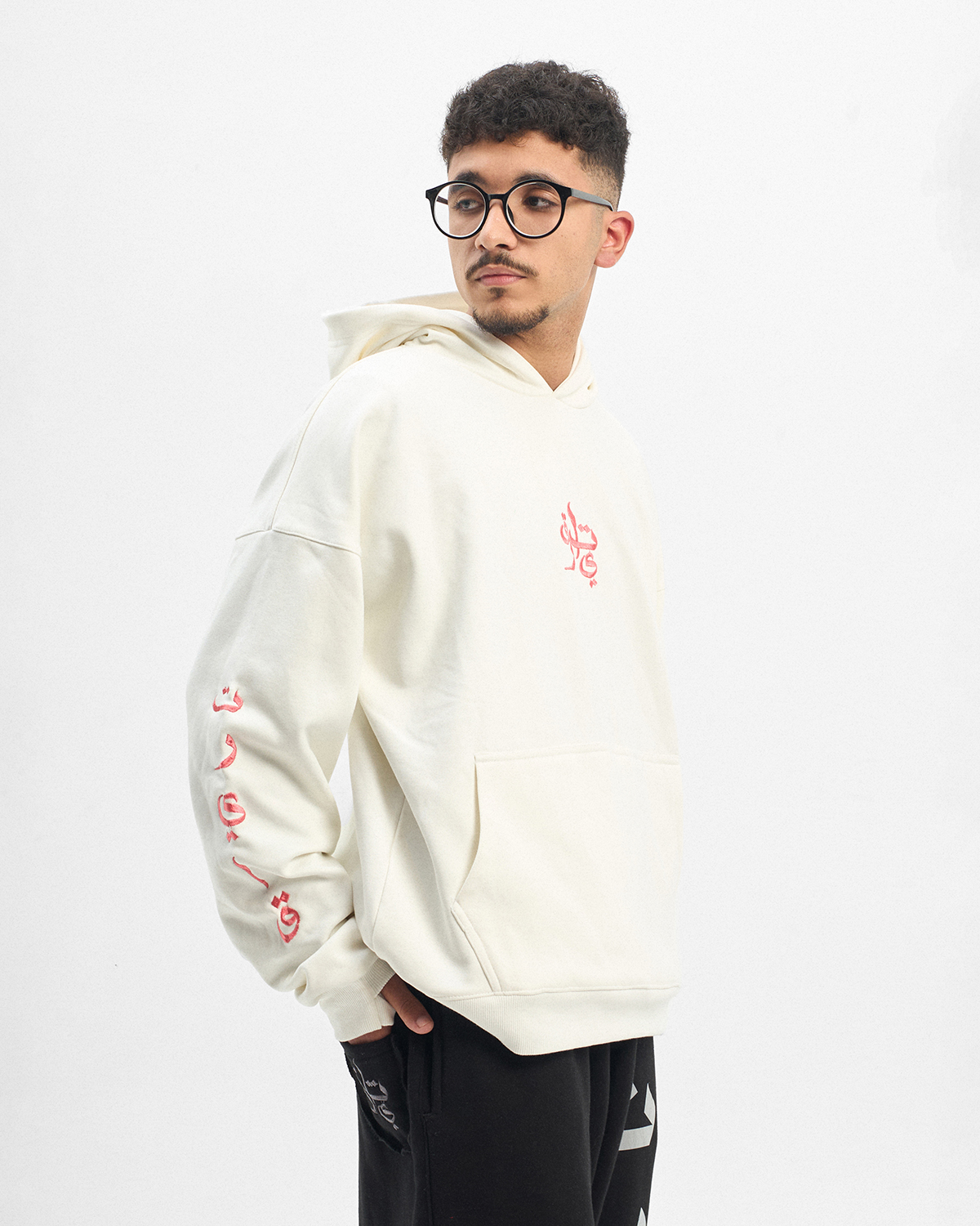 Teryaq arabic alphas oversized hoodie